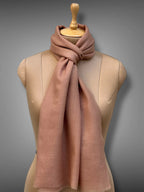 pashmina kashmiri dusty brown stole,  muffler close up
