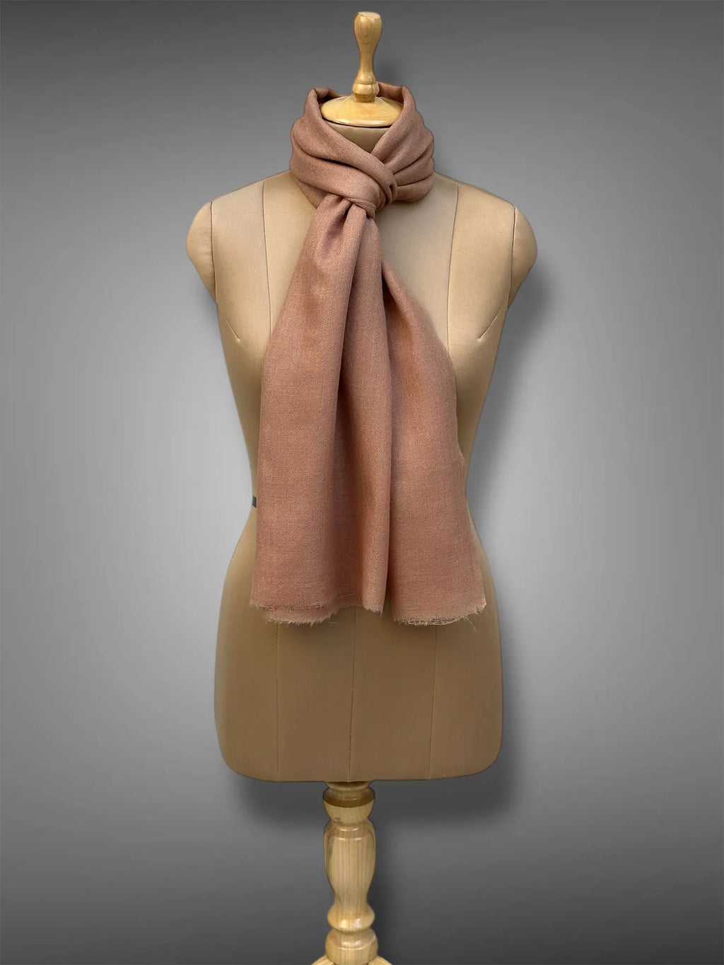 pashmina kashmiri dusty brown stole,  muffler full
