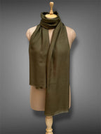 pashmina kashmiri emerald green stole,  muffler full 2