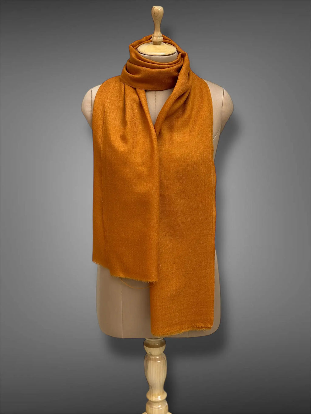 pashmina kashmiri golden mustard stole,  muffler full 2