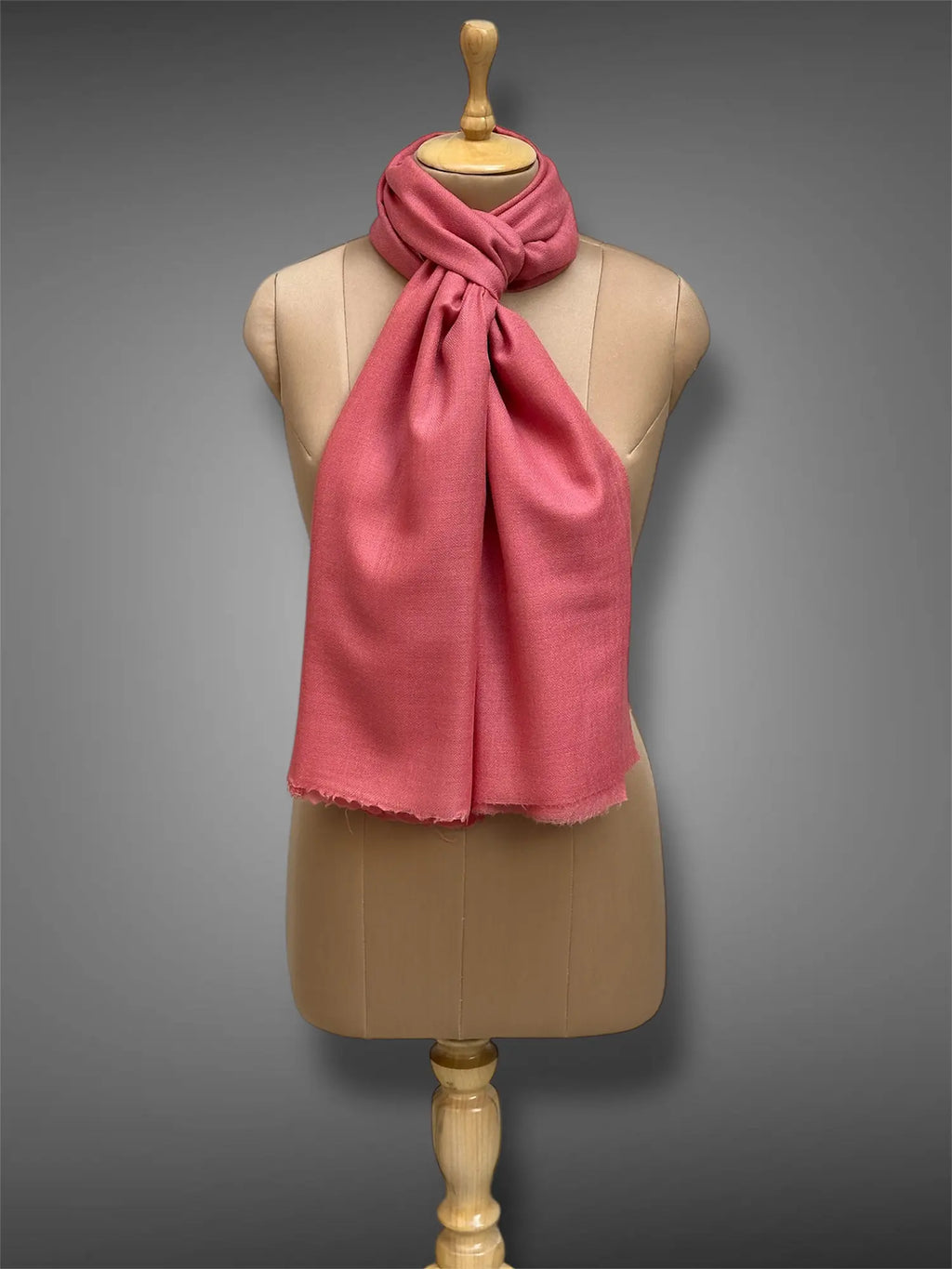 pashmina kashmiri royal pink stole,  muffler full 2