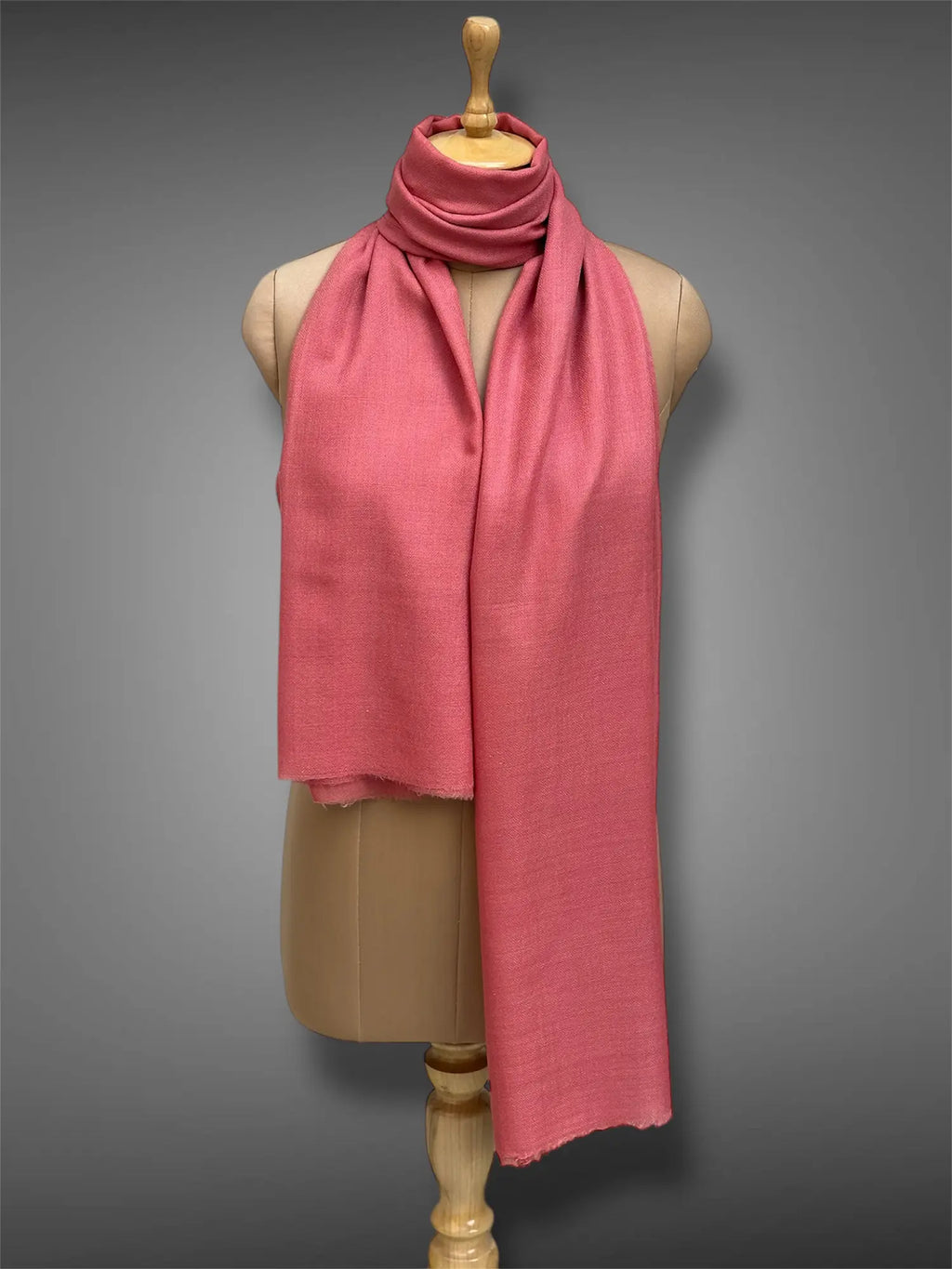 pashmina kashmiri royal pink stole,  muffler full