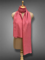 pashmina kashmiri royal pink stole,  muffler full