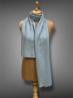 pashmina kashmiri slate blue stole,  muffler full 2