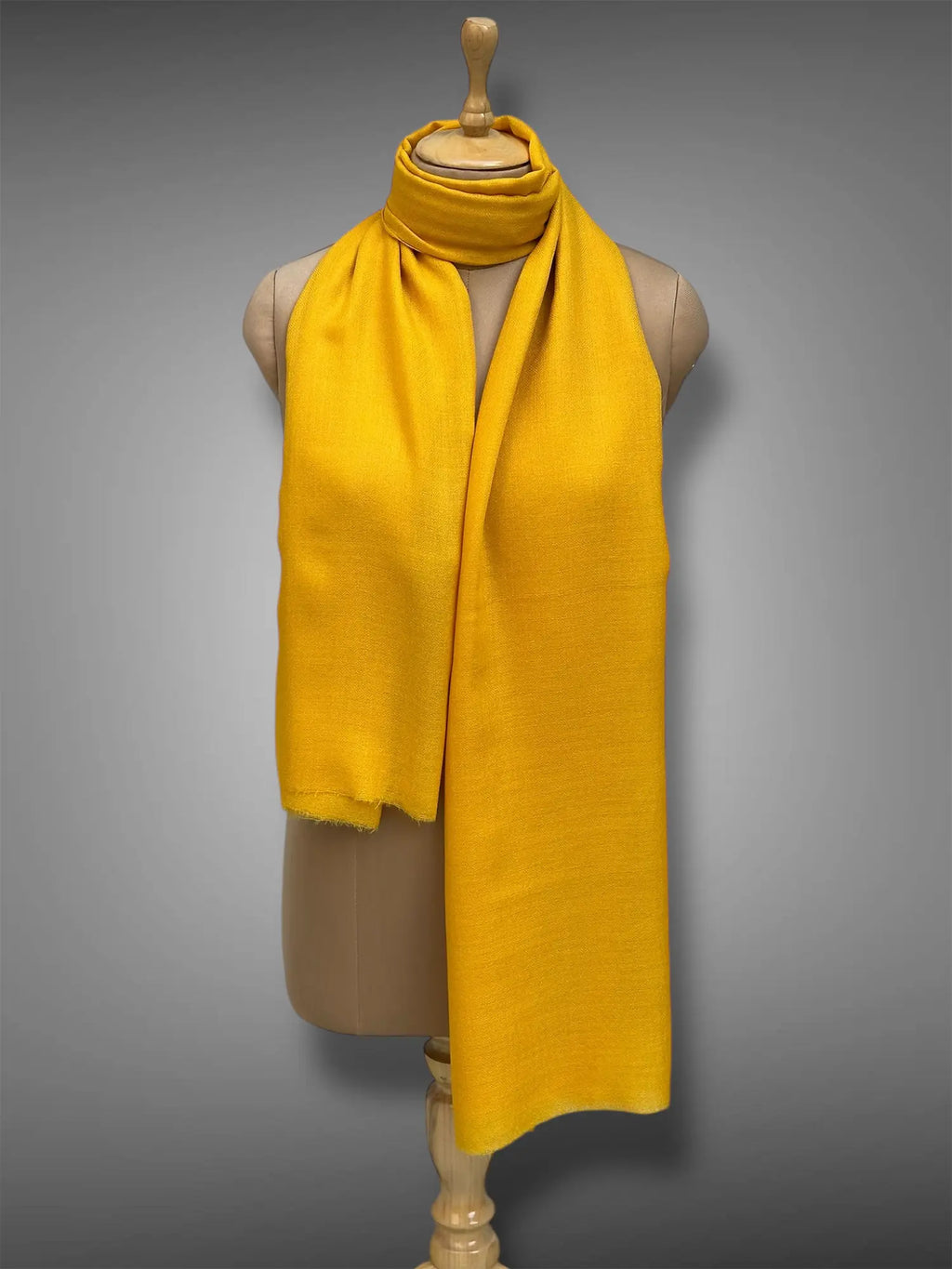 pashmina kashmiri yellow,  muffler full 2