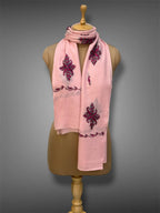 aksi pashmina kashmiri blush pink stole,  muffler full 2